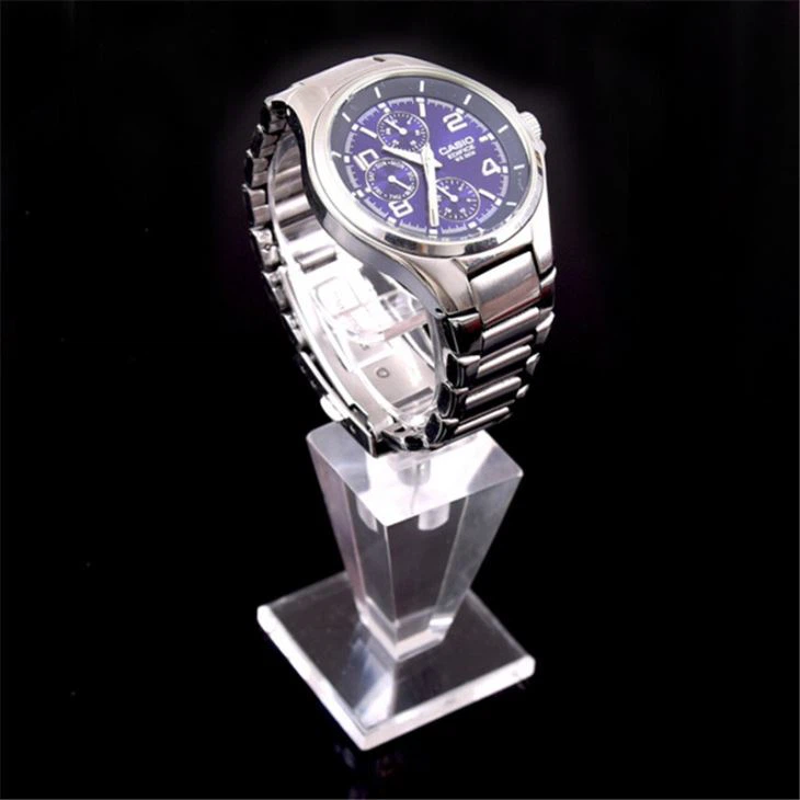 New Arrival Single Acrylic Watch Display Stand Counter Watch Display Case