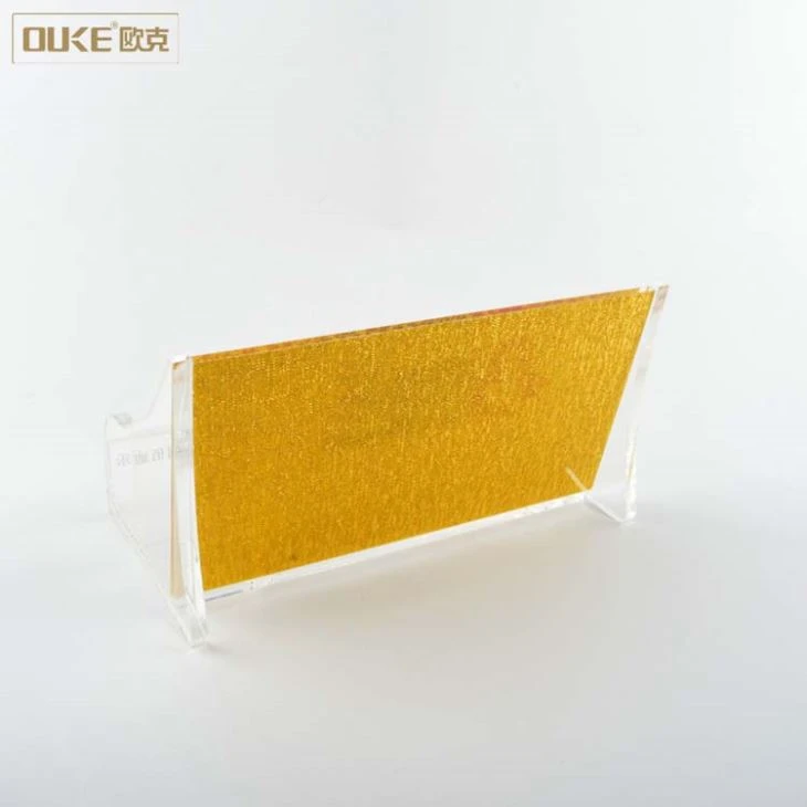 Gold Design Ktv Acrylic Holder