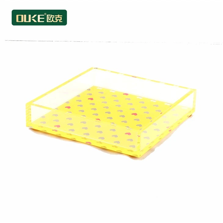 Small Clear Acrylic Tray